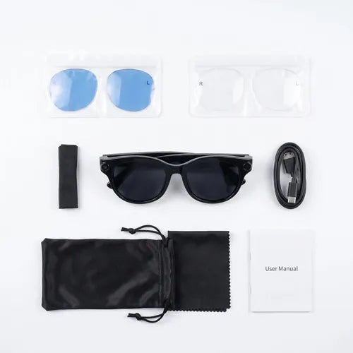 Lentes Inteligentes G5 Smart Glasses Cámara 8MP Bluetooth Asistente IA