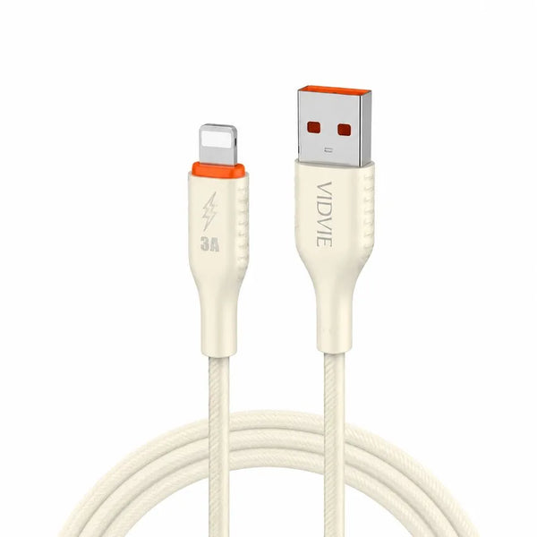 Cable Usb-a A Lightning 3a Vidvie 100cm