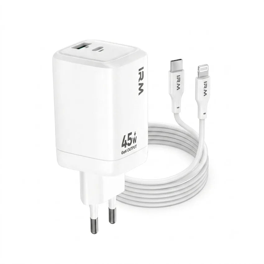 Cargador Rapido 45w Ir24 IRM Con Cable Lightning