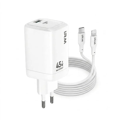 Cargador Rapido 45w Ir24 IRM Con Cable Lightning