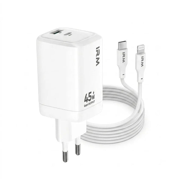 Cargador Rapido 45w Ir24 IRM Con Cable Lightning