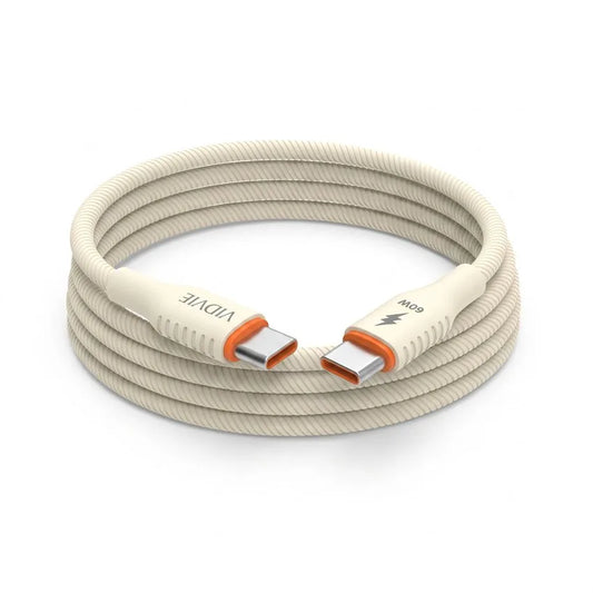 Cable Tipo C a Tipo C 60W de Silicona Líquida Vidvie