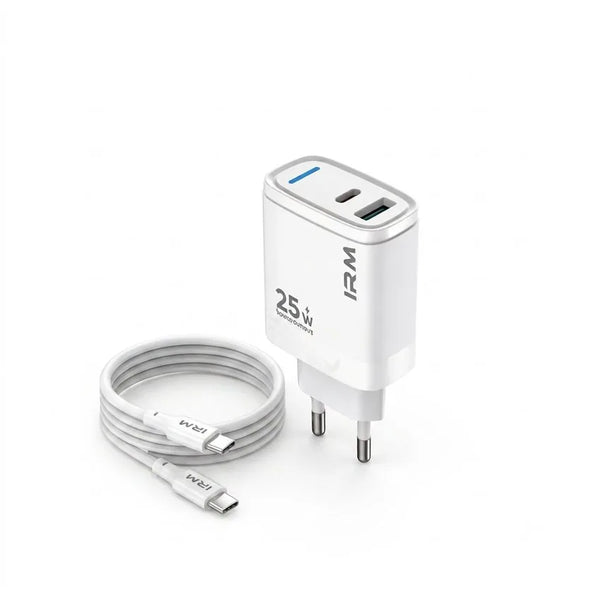 Cargador Rapido 25w Ir19 IRM Con Cable Tipo C
