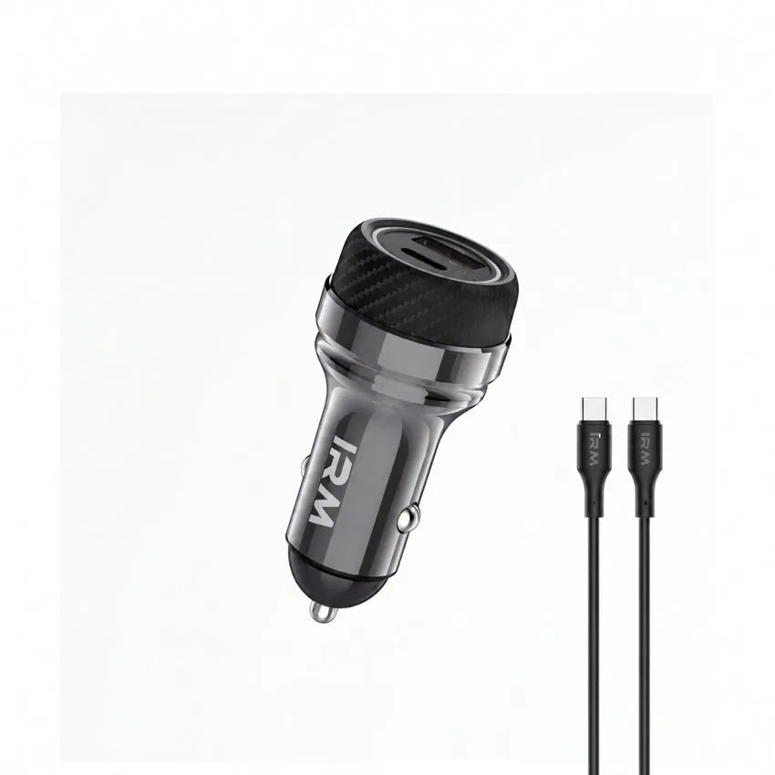 Cargador Rapido 45w de Celular Para Auto Ir52 IRM Con Cable Tipo C