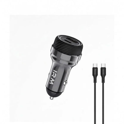 Cargador Rapido 45w de Celular Para Auto Ir52 IRM Con Cable Tipo C