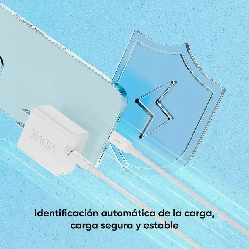 Cable Usb Tipo C a Lightning 30w Vidvie