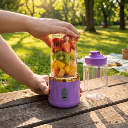 Juguera Licuadora Portátil Vaso Personal Recargable USB