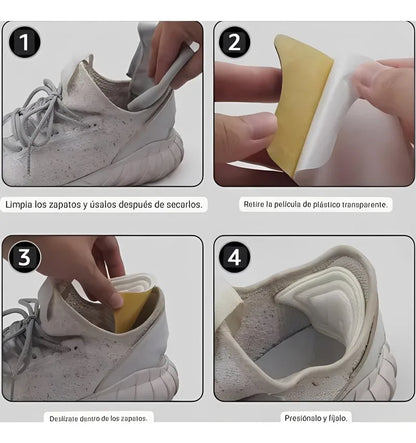 Par De Parches Almohadillas Protectores Para Talon Zapatilla