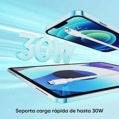 Cable Usb Tipo C a Lightning 30w Vidvie