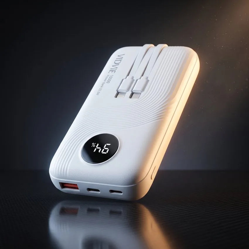 Batería Portátil Power Bank 10.000 mAh 22.5W Vidvie PB7017