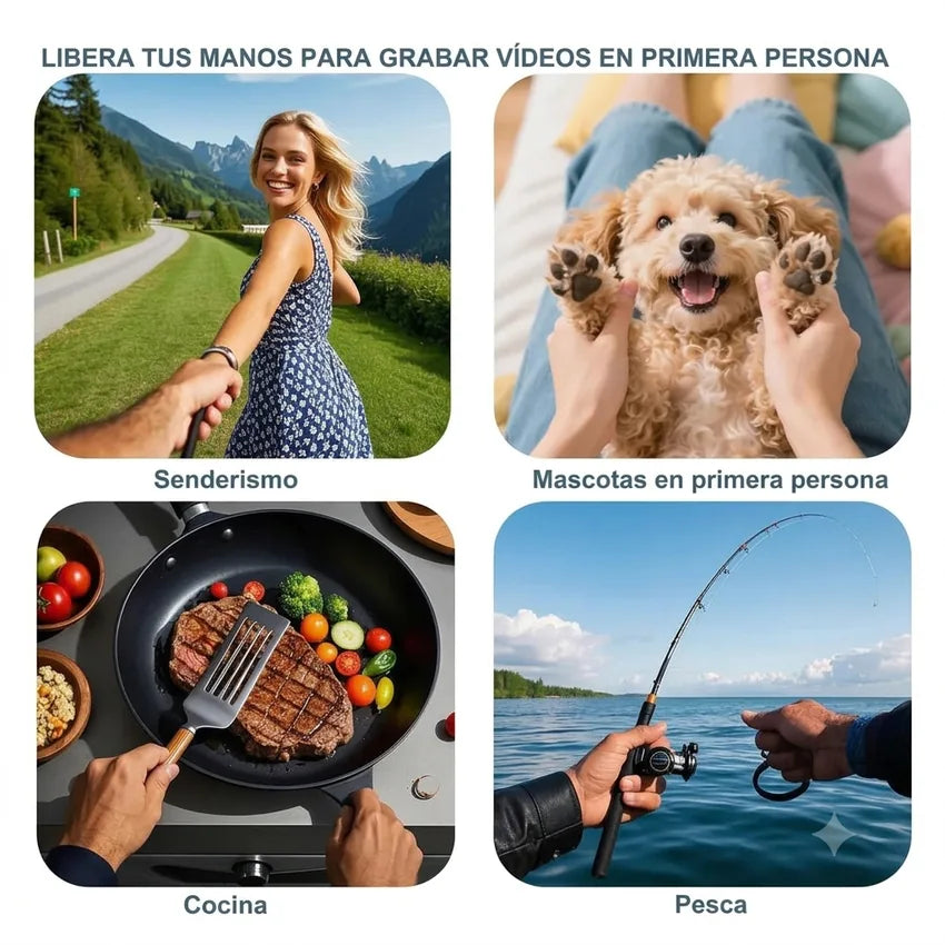 Soporte Magnético de Cuello para Celular y Creación de Contenido
