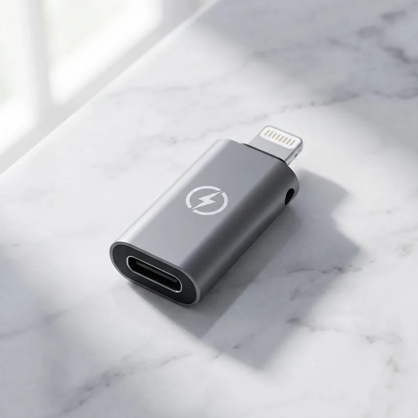 Adaptador Convertidor Tipo-C Hembra a Lightning Macho