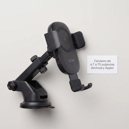 Soporte De Celular Para Auto Con Carga Inalámbrica Rápida 15w Vidvie