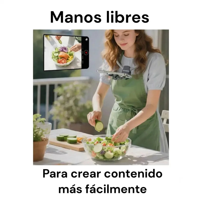 Soporte Magnético de Cuello para Celular y Creación de Contenido