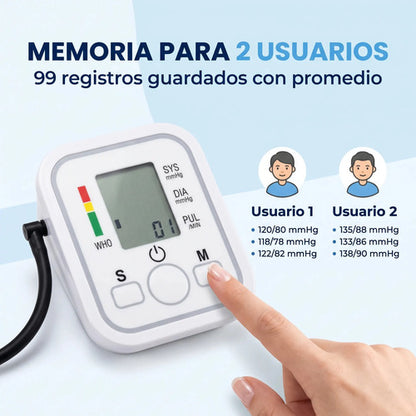 Tensiómetro Digital De Brazo Automático Con Voz
