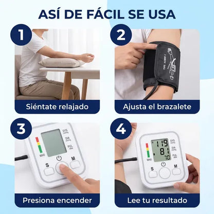 Tensiómetro Digital De Brazo Automático Con Voz