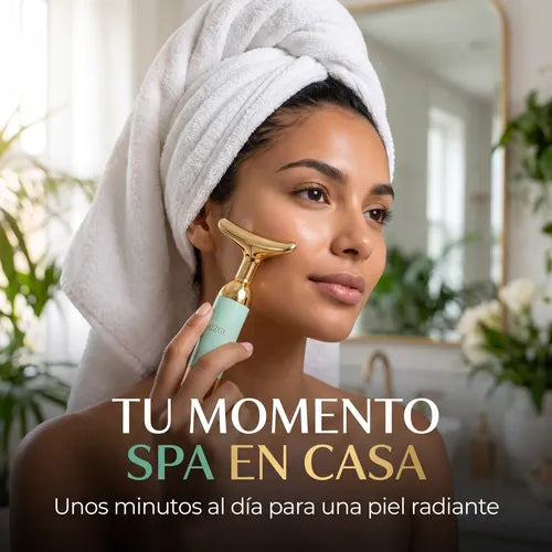 Masajeador Facial Antiarrugas MIZGE MGE-018 Vibración T + Pila Incluida