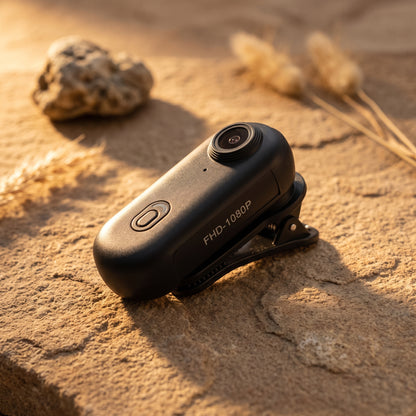 Camara Deportiva Portatil Mini FHD 1080P WiFi Magnetica Tipo Pulgar Clip Ajustable POV