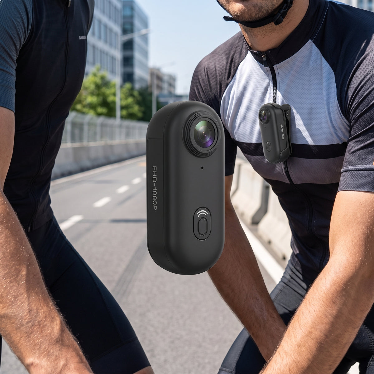 Camara Deportiva Portatil Mini FHD 1080P WiFi Magnetica Tipo Pulgar Clip Ajustable POV