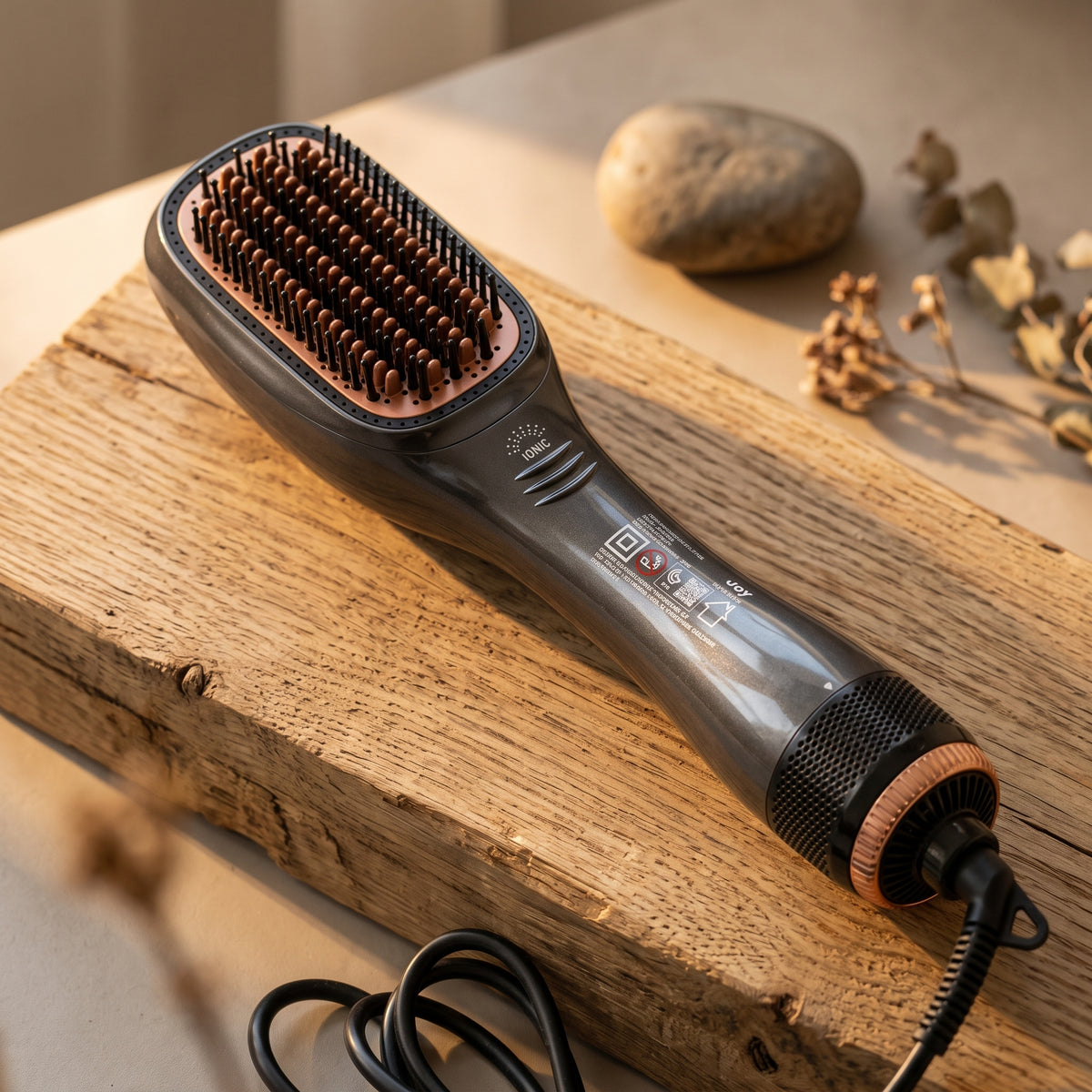 Cepillo Secador Y Alisador 2 En 1 Joy Professional Iónico Antifrizz Modelador