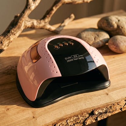 Lámpara Secadora De Uñas UV LED Professional SUN S2 Pro 268W Cabina Curado Rápido